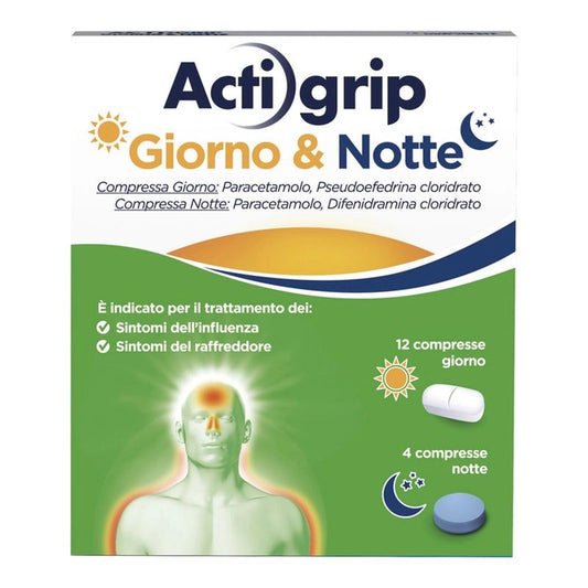 ActiGrip Giorno&Notte 12+4 compresse