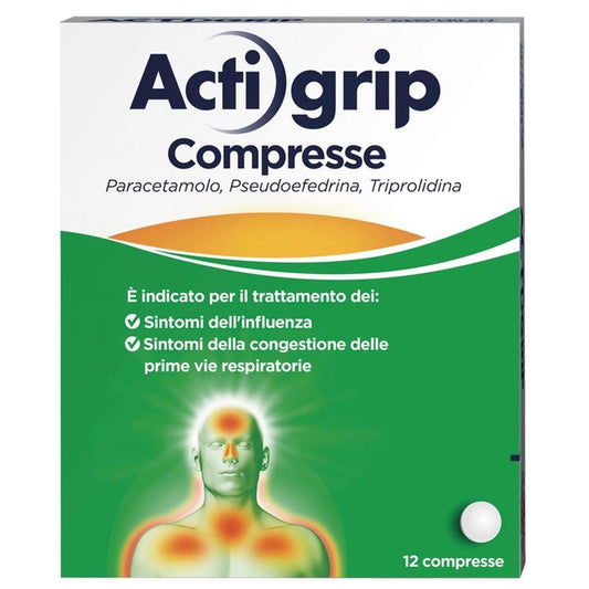 Actigrip 12 compresse