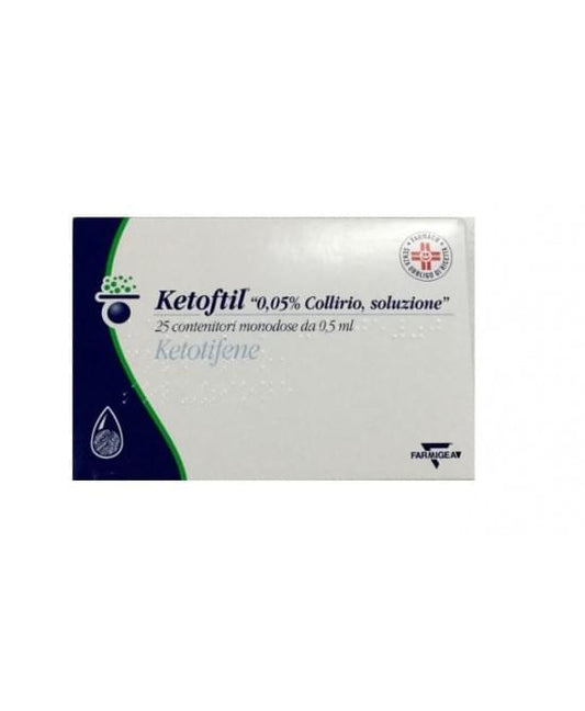 Ketoftil colll0 0 25 fiale 5 mg/ml 5 ml