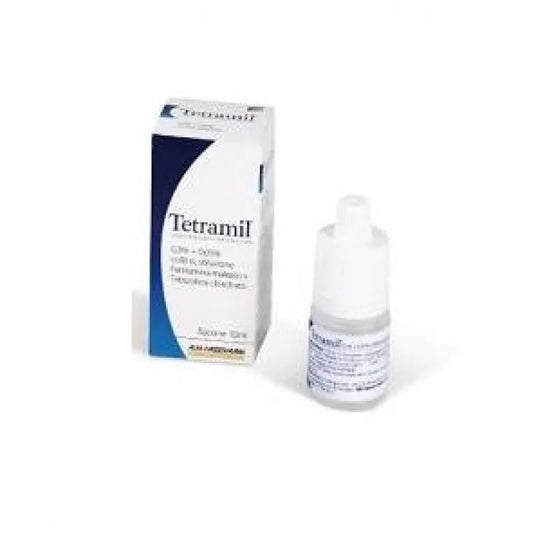 Teofarma Tetramil 0,3%+0,05% Collirio Per Occhi Arrossati Infiammati E Congiuntiviti Allergiche 10ml Average Rating: 4.6 4.6/5 5 recensioni Feedaty