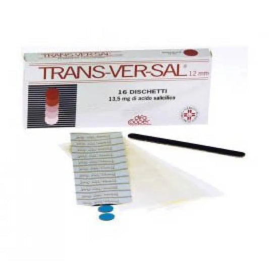 Difa Cooper Trans-Ver-Sal 13,5mg/12mm Per Verruche Callosità E Duroni 16 Cerotti Transdermici