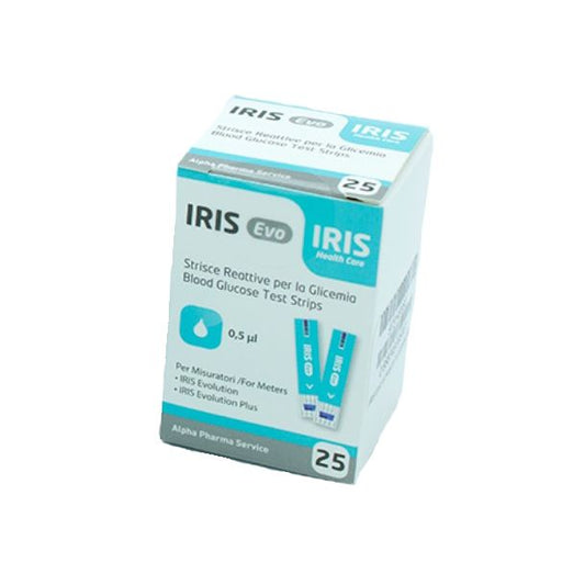 IRIS EVO STRISCE GLICEMIA 25PZ