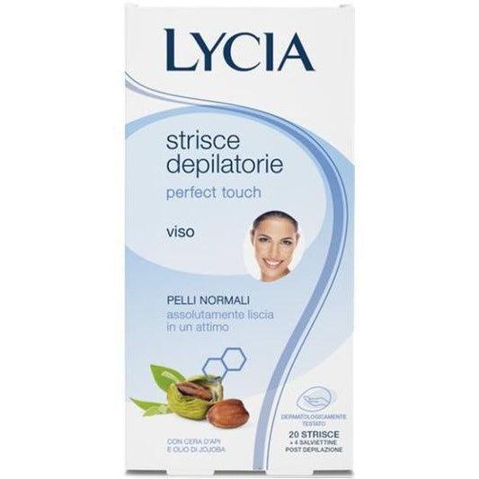 Lycia perfect touch viso 20 strisce depilatorie