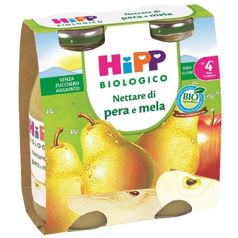 HIPP NETTARE PERA MELA 2X200G