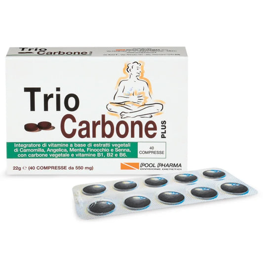 POOL PHARMA TRIOCARBONE PLUS INTEGRATORE ALIMENTARE 40 COMPRESSE