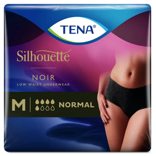 TENA SILHOUETTE NOIR M 10PZ