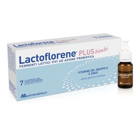 LACTOFLORENE® PLUS BIMBI MONTEFARMACO 7 FLACONCINI