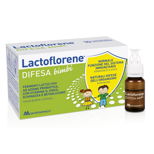 LACTOFLORENE DIFESA BIMBI MONTEFARMACO 10 FLACONCINI