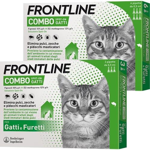 FRONTLINE COMBO*3PIP GATTI/FUR