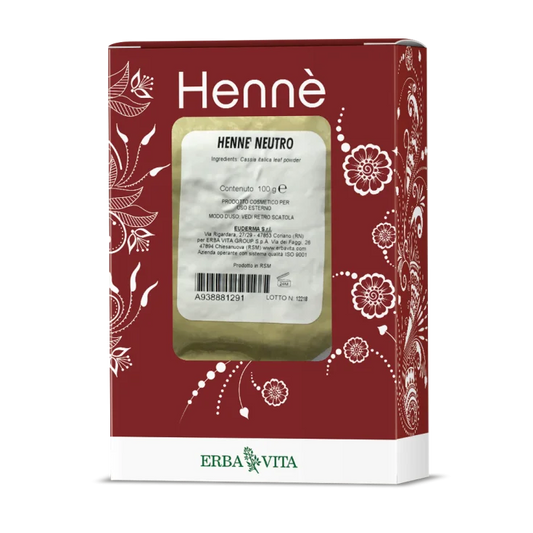 HENNÉ NEUTRO TINTURA IN POLVERE ERBA VITA 100G