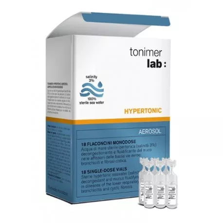 Ist. Ganassini Tonimer Lab Hypertonic Aerosol 18 Flaconcini Monodose