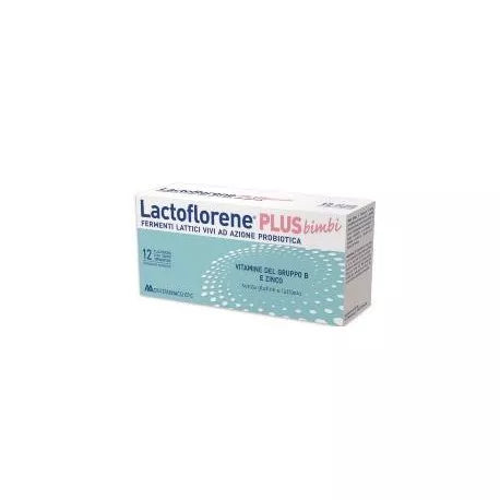 Montefarmaco Lactoflorene Plus Bimbi 12 Flaconcini