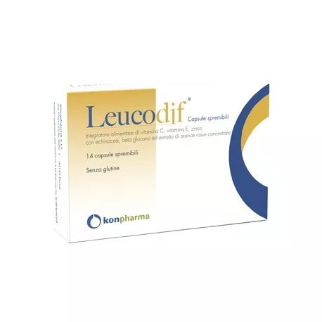 Konpharma Leucodif Integratore antiossidante 14 Capsule Spremibili
