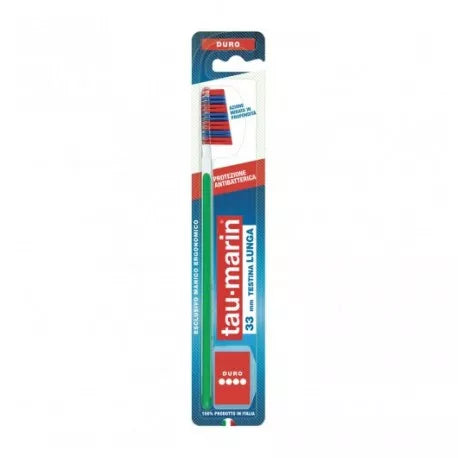 Tau Marin Scalare 33 Spazzolino con setole dure con Antibatterico 1 pezzo